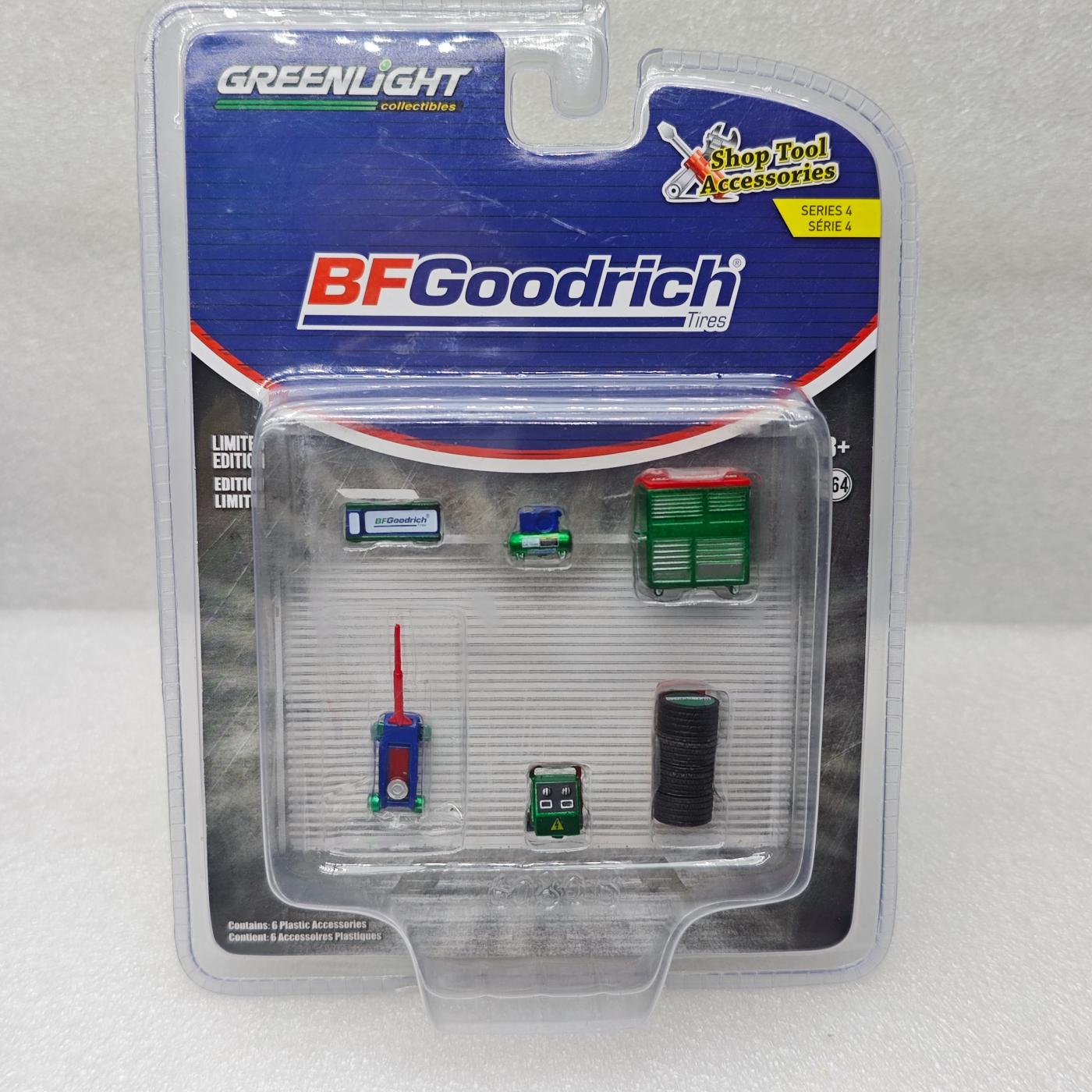 Workshop Layout Tools - グリーンライト 1:64 ショップツールシリーズ BFGoodrich ワークショップツール シミュレーションシーンレイアウトツールおもちゃ
