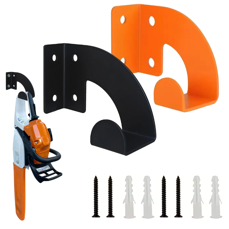 Workshop Tools Hanger - 頑丈な金属製チェーンソー壁掛けハンガー、ワークショップツール収納ラック、ガーデンバリカン、芝刈り機、ヘッジトリマー用吊り下げホルダー