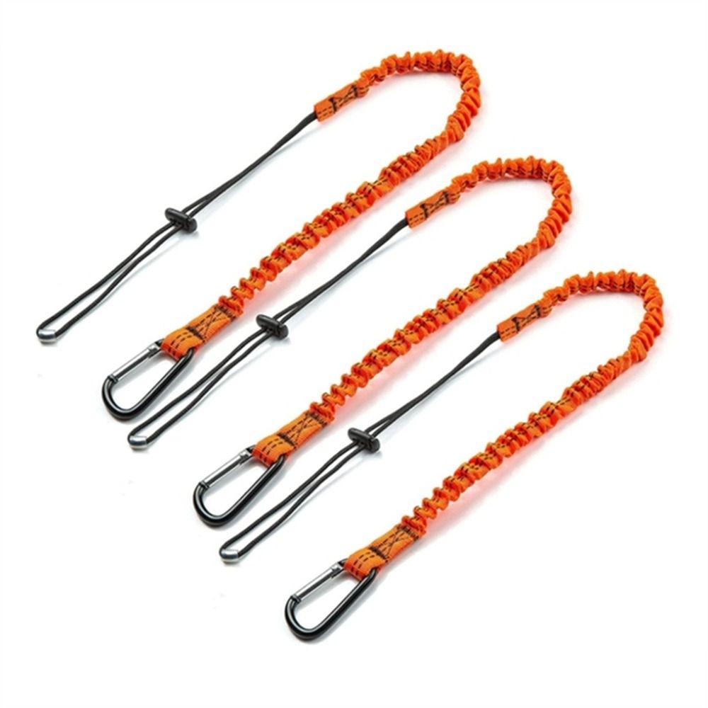 Mini Workshop Tools - 安全ロープ伸縮式落下防止テザー、カラビナフック付き、空中作業、ロッククライミング、スポーツ、産業作業用アクセサリー
