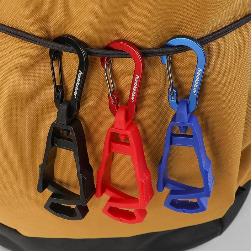Mini Workshop Tools - 1Pc 屋外グローブクリップ多目的落下防止フック作業手袋ホルダークリップキー安全クランプキャンプツール。