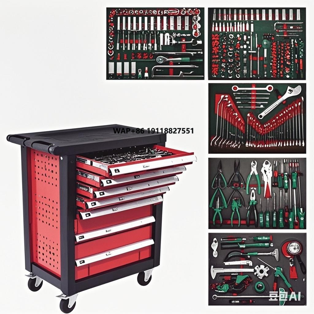 Workshop Tools Price - 352ピースツールセット 国際汎用自動車修理工具 7段ツールキャビネット 車の整備工場向け 工場直販価格