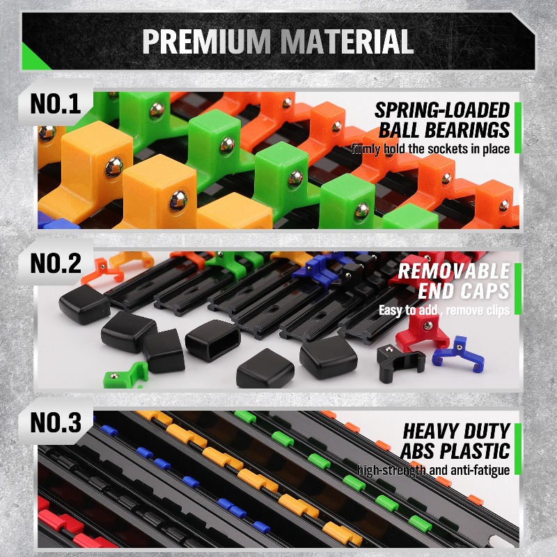 18ピースソケットオーガナイザーセット（ツールボックスの引き - Tool Chest Cabinet のレビューと価格