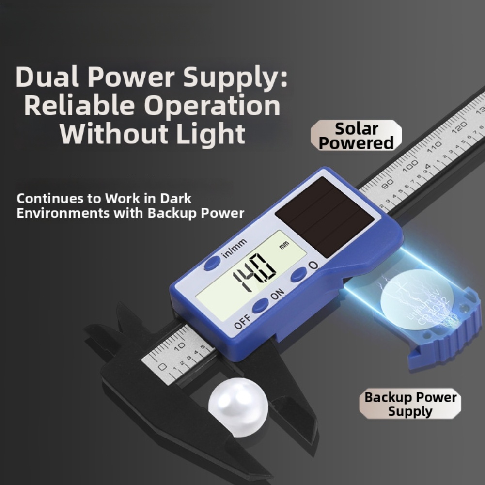 1pc 太陽光発電デジタルノギス 0.1 ミリメートル精度プ - Workshop Layout Tools のレビューと価格
