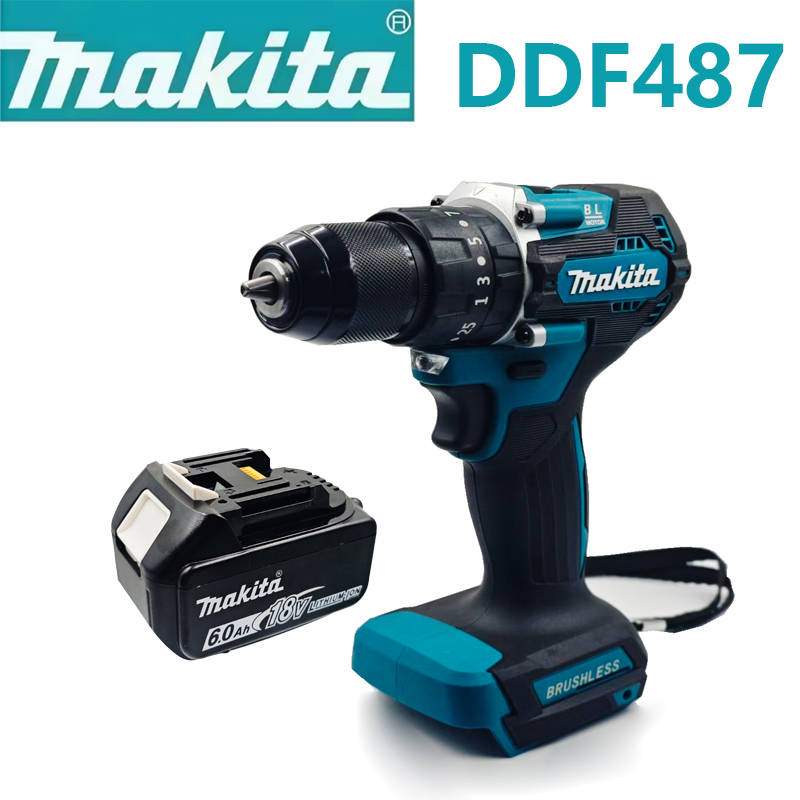 マキタ DDF487 コードレスドライバードリル 18V ブ - Makita Drill Ddf484 のレビューと価格