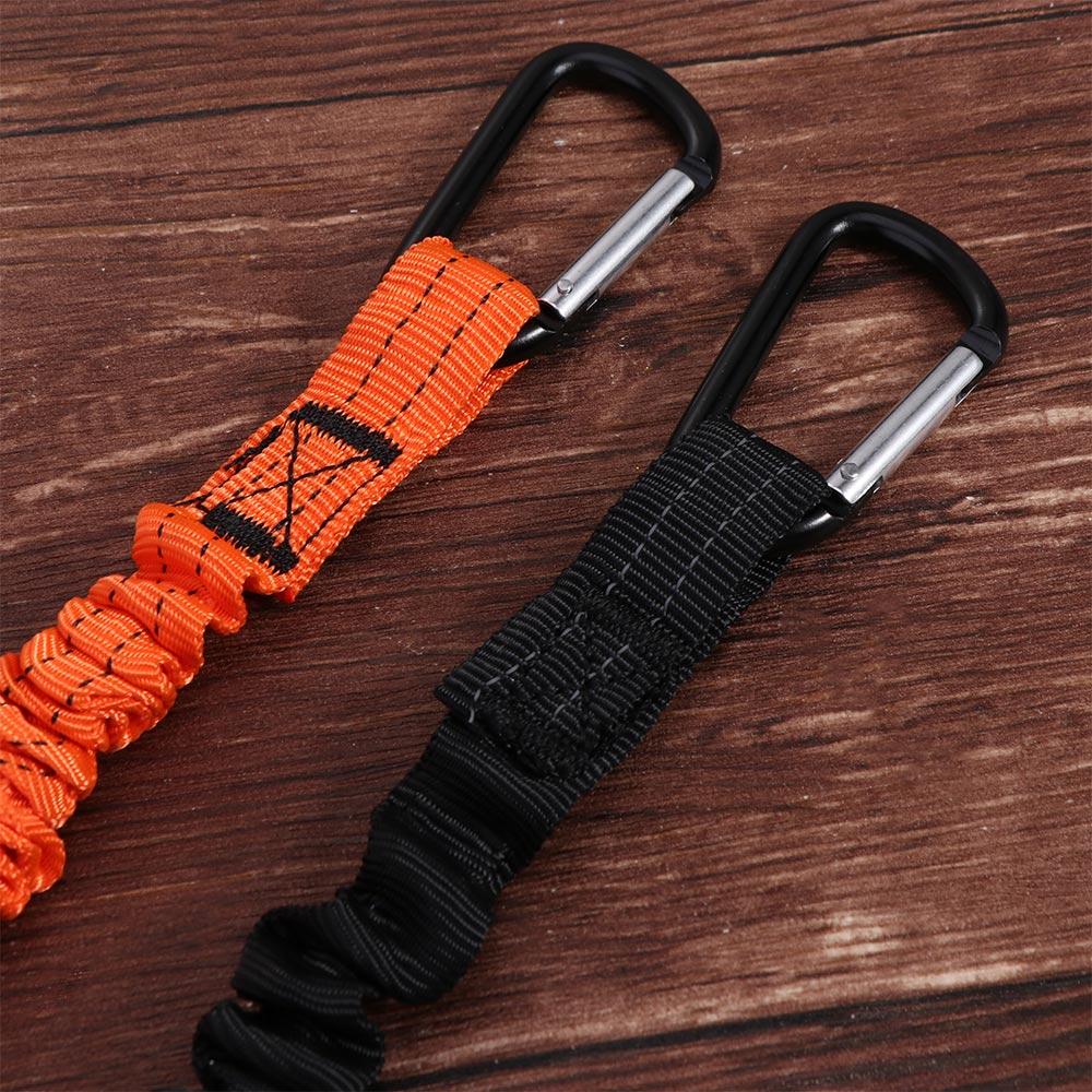 安全ロープ伸縮式落下防止テザー、カラビナフック付き、空中作業 - Mini Workshop Tools のレビューと価格