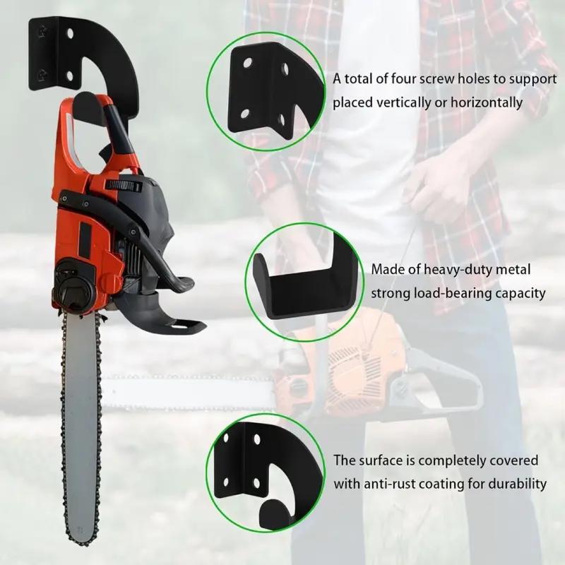 1 個チェーンソー壁掛け式ヘビーデューティチェーンソーハンガ - Workshop Tools Hanger のレビューと価格