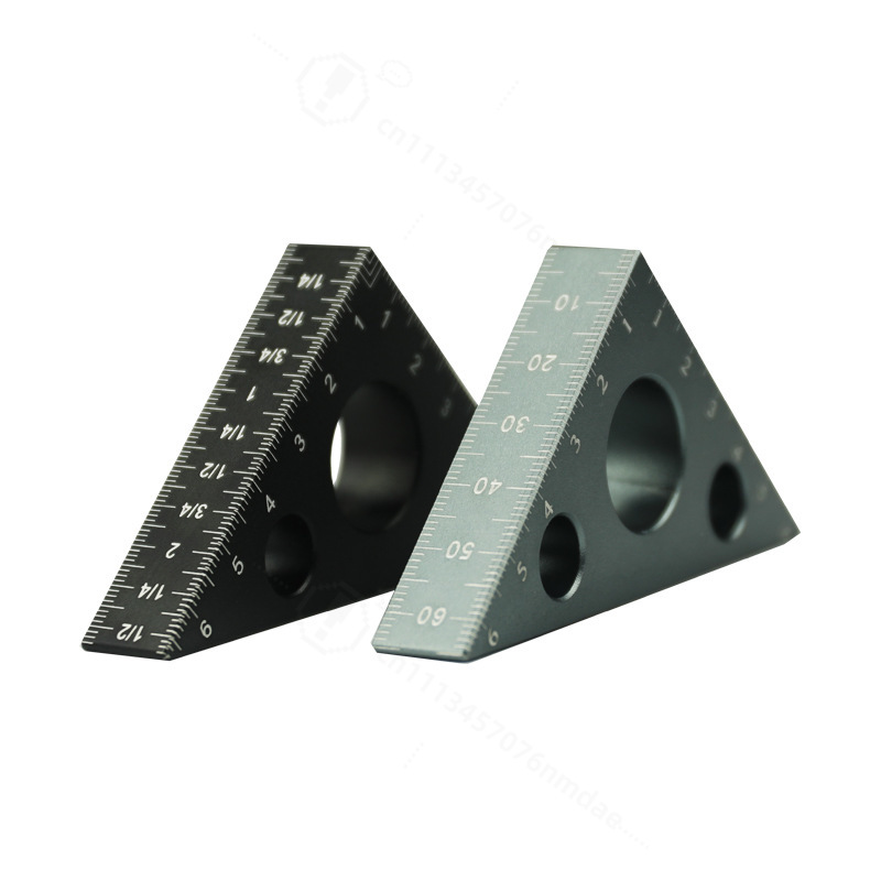 厚いアルミ製三角定規 90/45度 °   木工用直角測定ゲ - Workshop Layout Tools のレビューと価格