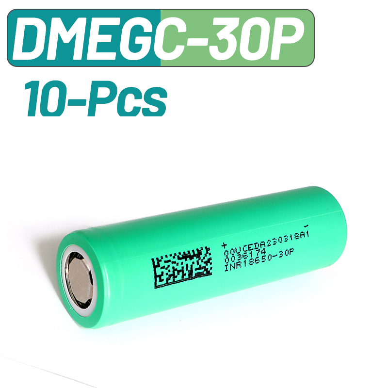 10 個 DMEGC 30P INR18650 3000mA - Tools Vape のレビューと価格