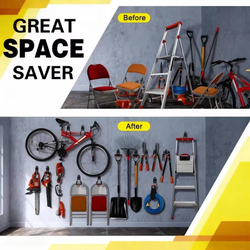 N$ ヘビーデューティー壁掛け鉄製フック ガレージオーガナイ - Workshop Tools Hanger のレビューと価格
