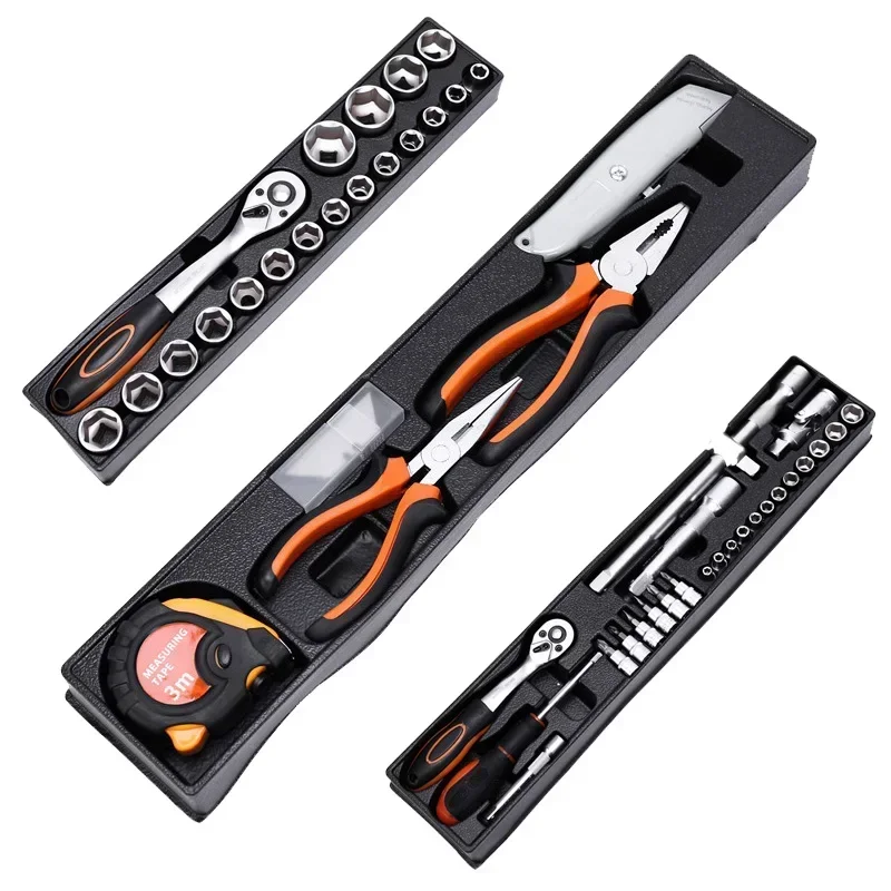 ツールセット 鉄製ボックス 3段引き出し 72歯 オートリリ - Workshop Tools Price のレビューと価格