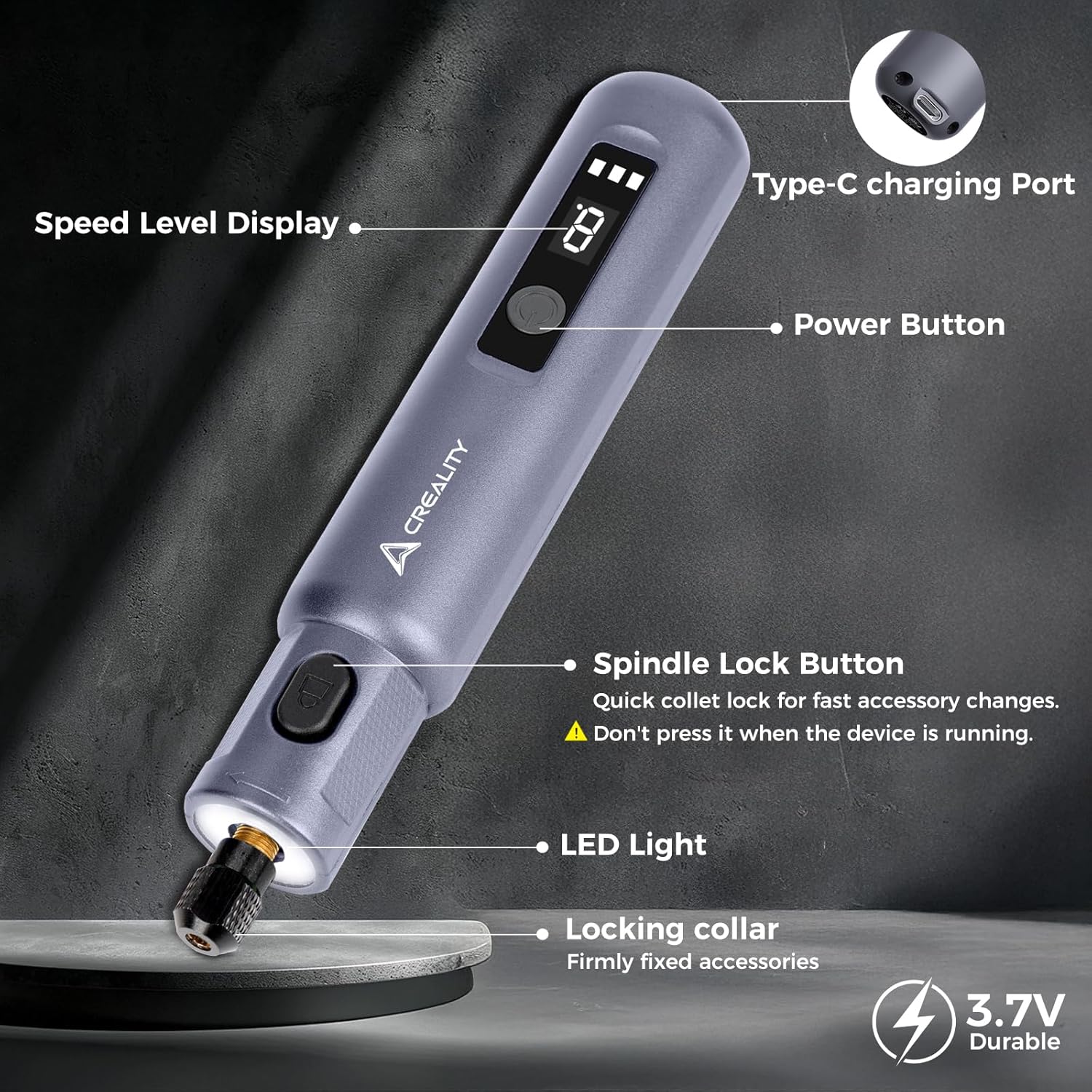 Creality コードレス回転工具 3Dプリント仕上げ用  - Tools Vape のレビューと価格