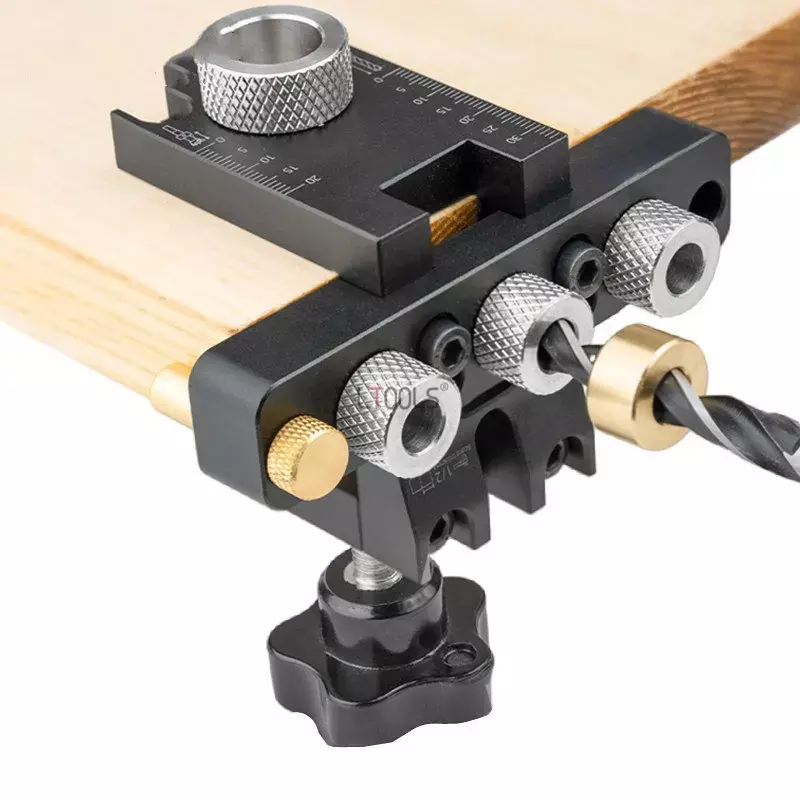 3 in 1調整可能なダボジグ 8/10/15MM ダボドリ - Mini Workshop Tools のレビューと価格