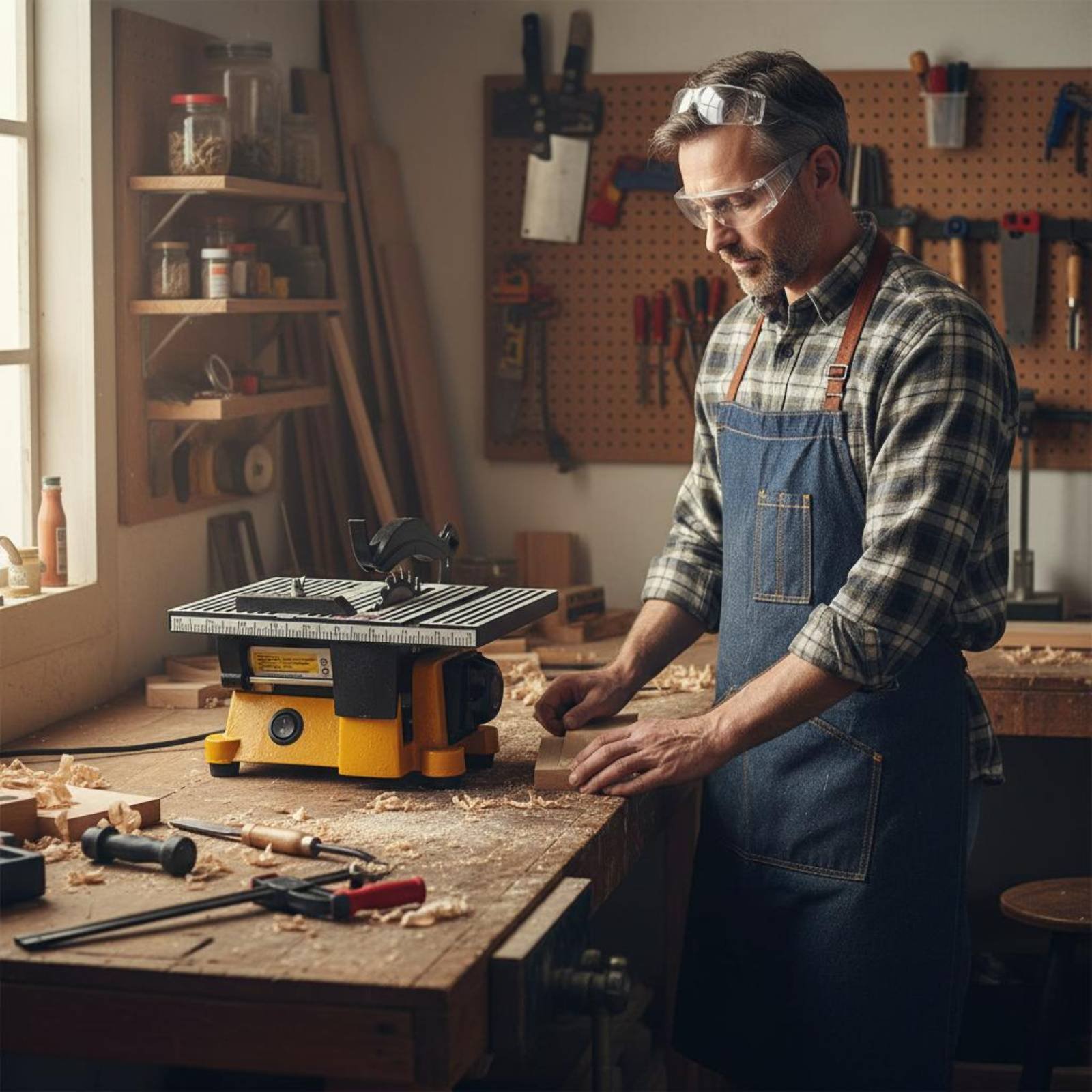 ミニテーブルソー ポータブルミニチュアベンチソー切断機 低騒 - Mini Workshop Tools のレビューと価格