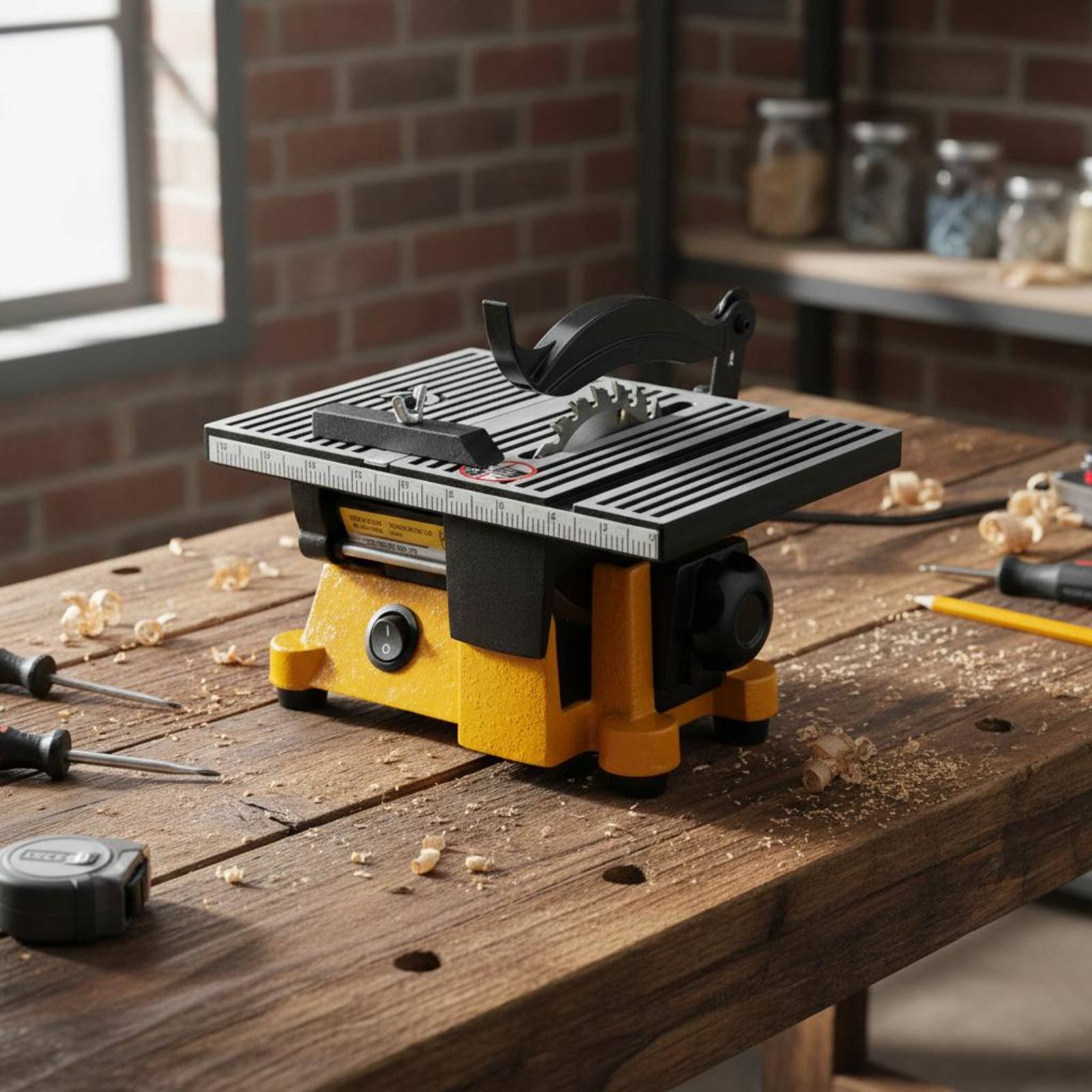ミニテーブルソー ポータブルミニチュアベンチソー切断機 低騒 - Mini Workshop Tools のレビューと価格