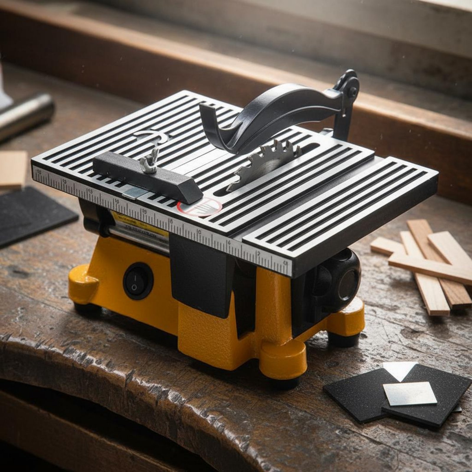 ミニテーブルソー ポータブルミニチュアベンチソー切断機 低騒 - Mini Workshop Tools のレビューと価格
